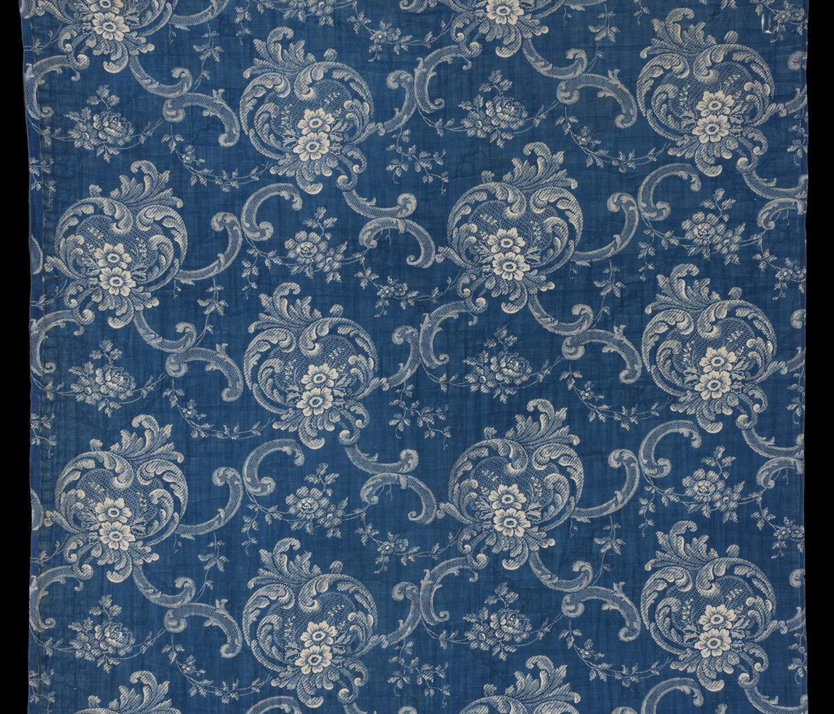 1969.3211 Textile, printed, detail 1