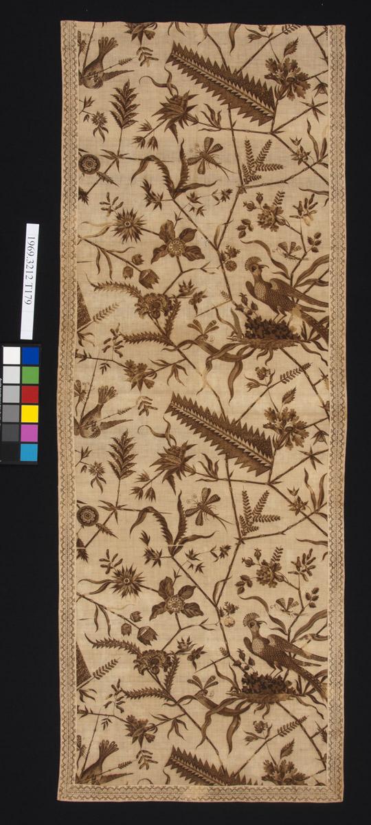 1969.3212 Textile, printed, view 1