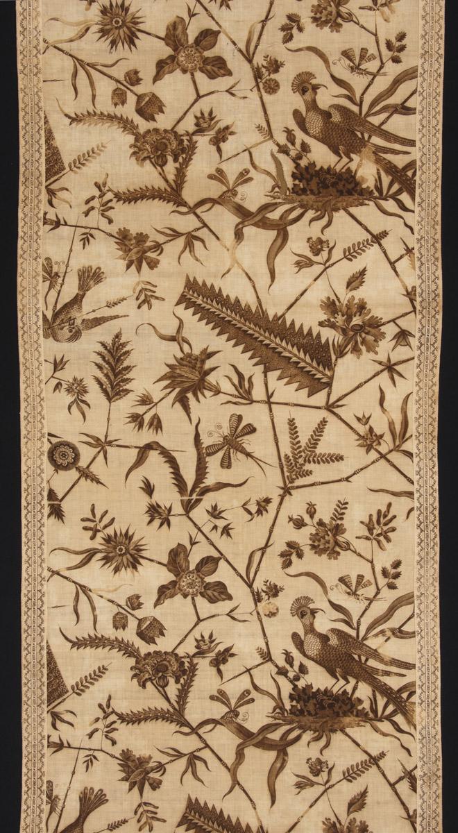 1969.3212 Textile, printed, detail 1