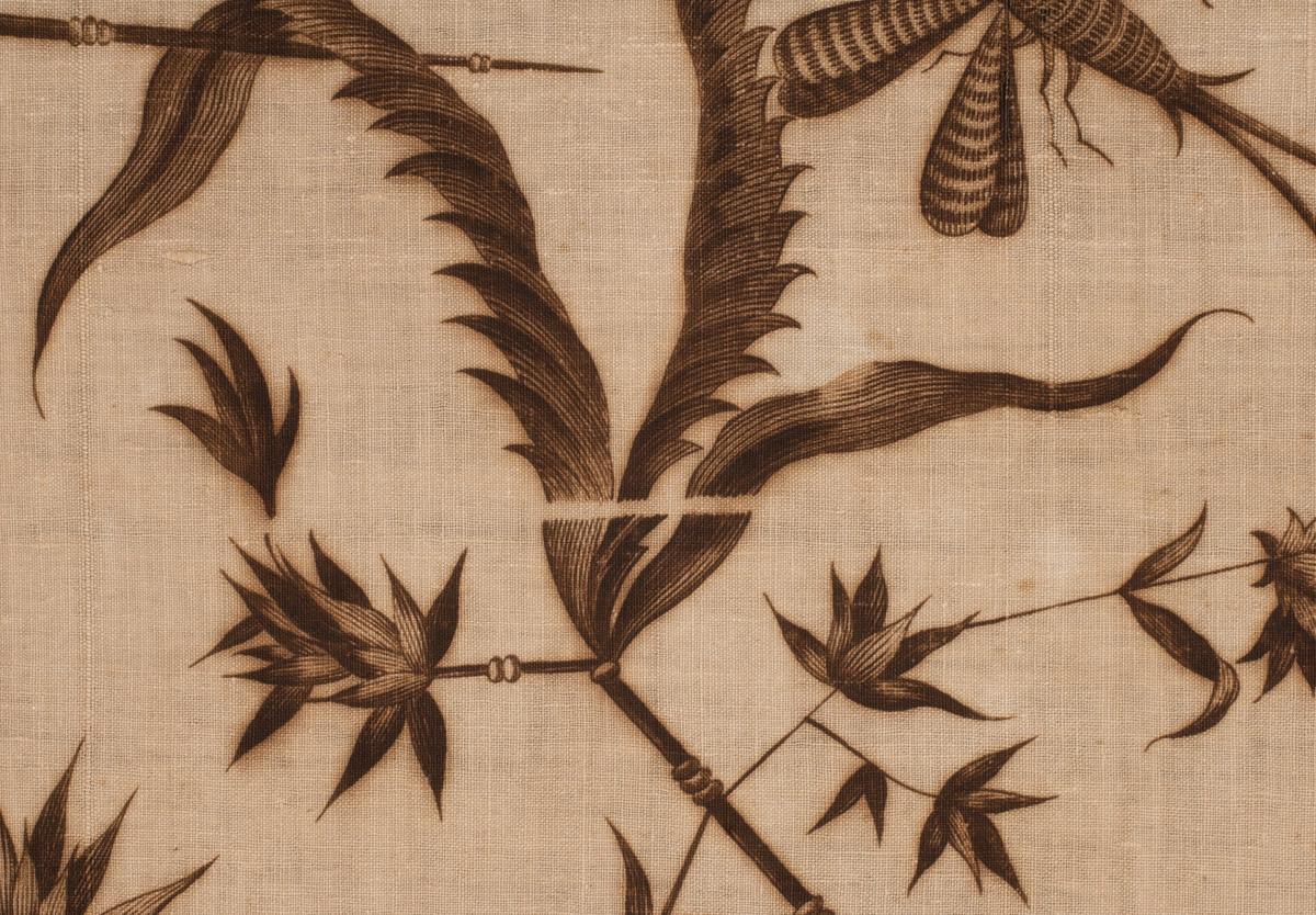 1969.3212 Textile, printed, detail 3