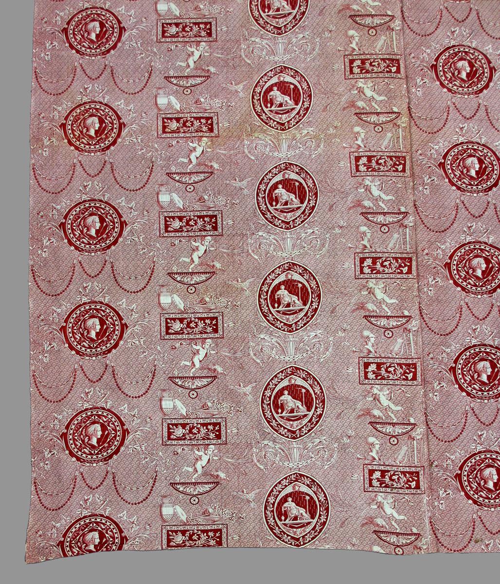 1969.3230 A Textile, printed partial obverse