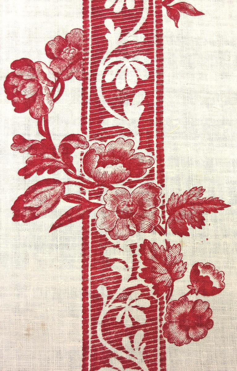 1969.3236 textile, printed detail 2