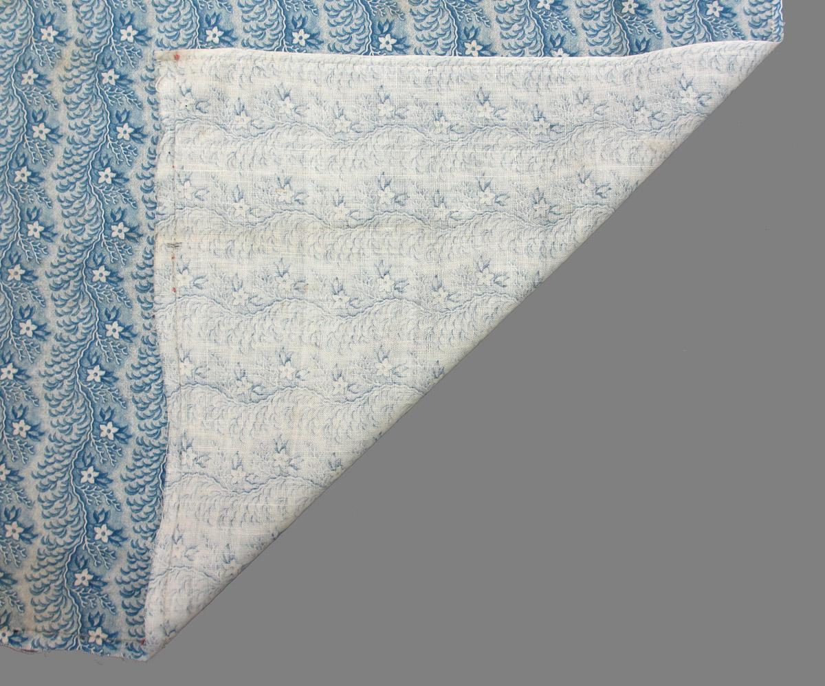 1969.3237 textile, printed folded corner