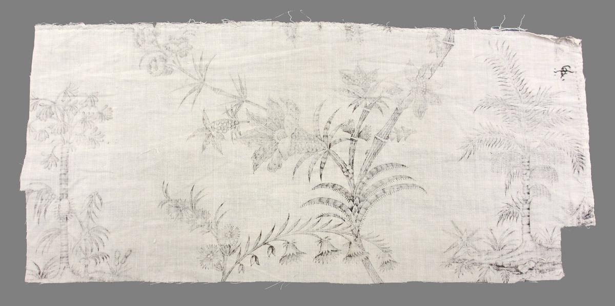 1969.3238 textile, printed reverse