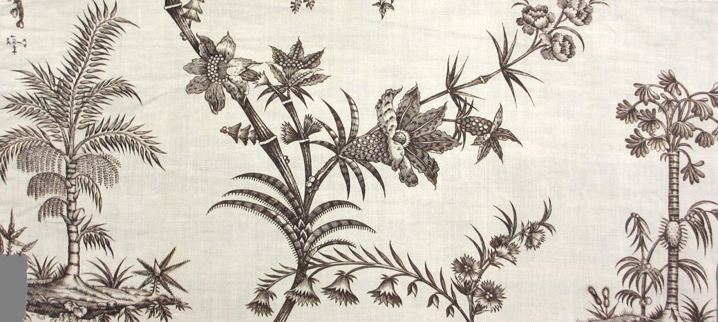 T1182 textile, printed design repeat