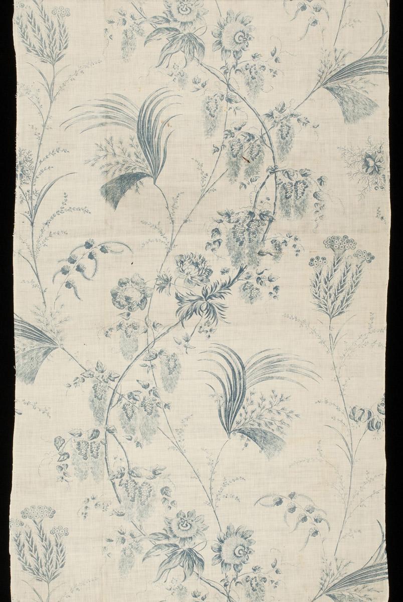 1969.3240.001 Textile, printed, detail 1