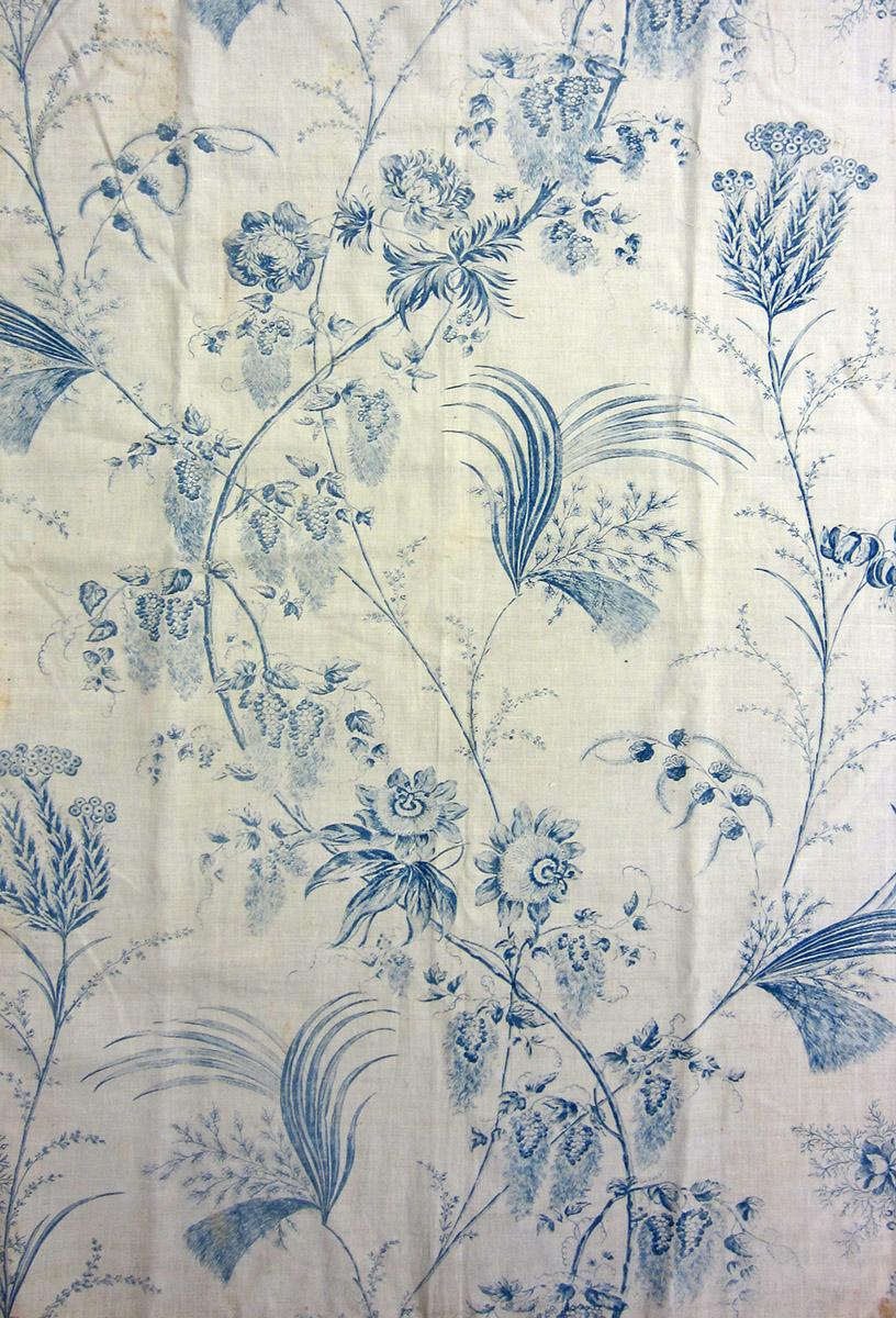 T187 textile, printed design repeat