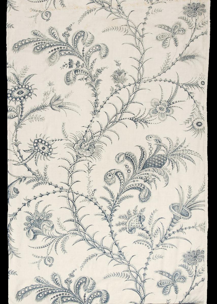 1969.3241 Textile, printed, detail 4
