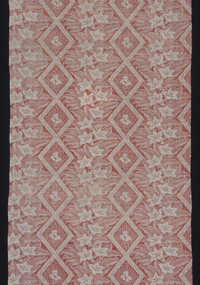 1969.3243 Textile, printed, detail 2