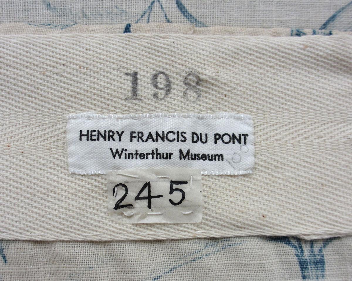 1969.3246 Textile, printed label