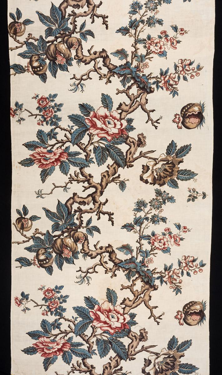 1969.3248.002 Textile, printed, detail 1