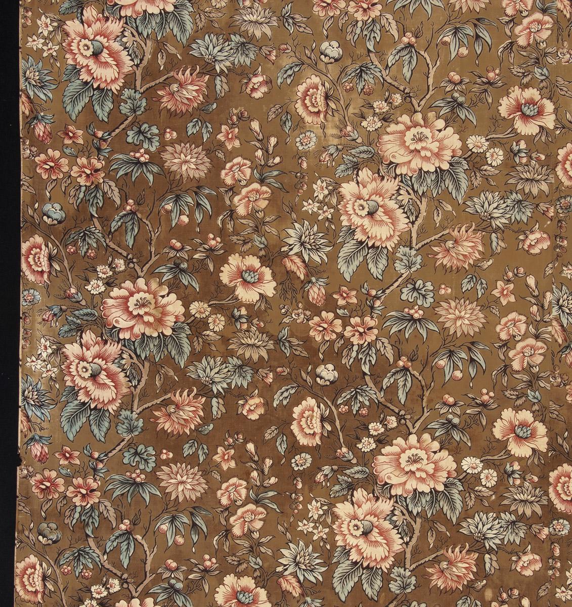 1969.3249 Textile, printed, detail 3