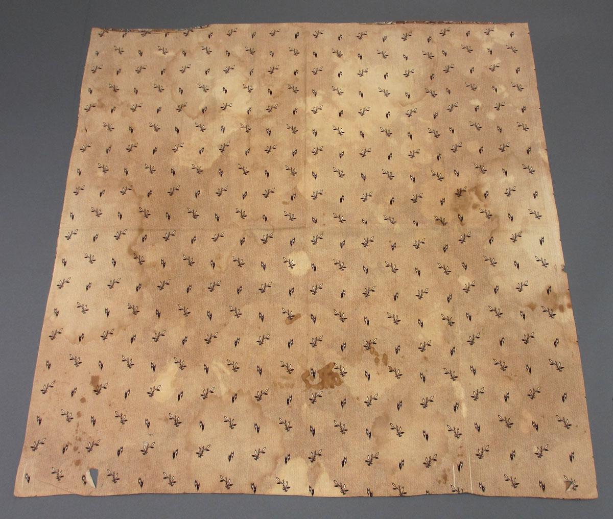 1969.3249 Textile, printed reverse