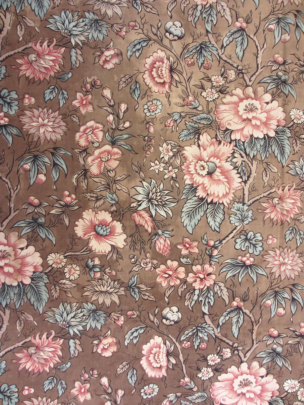 T1201 textile, printed design repeat