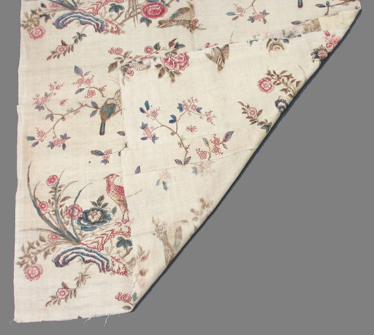 1969.3251 Textile, printed partial reverse