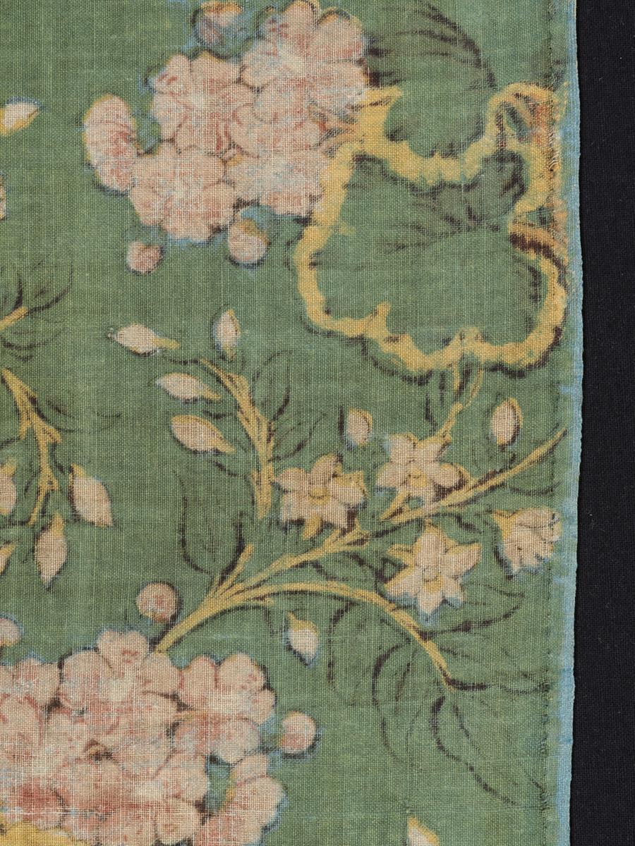1969.3252 Textile, printed, reverse, detail 2
