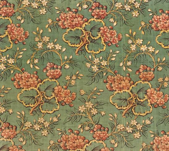 T1203 textile, printed design repeat