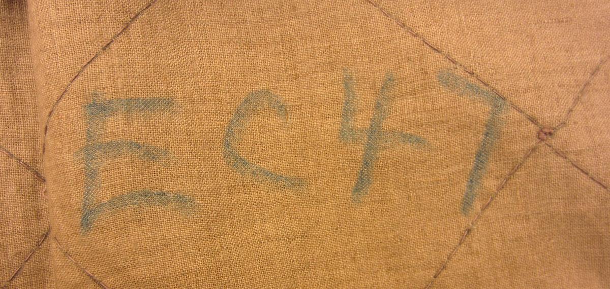 1969.3265 Textile, printed inscription 2