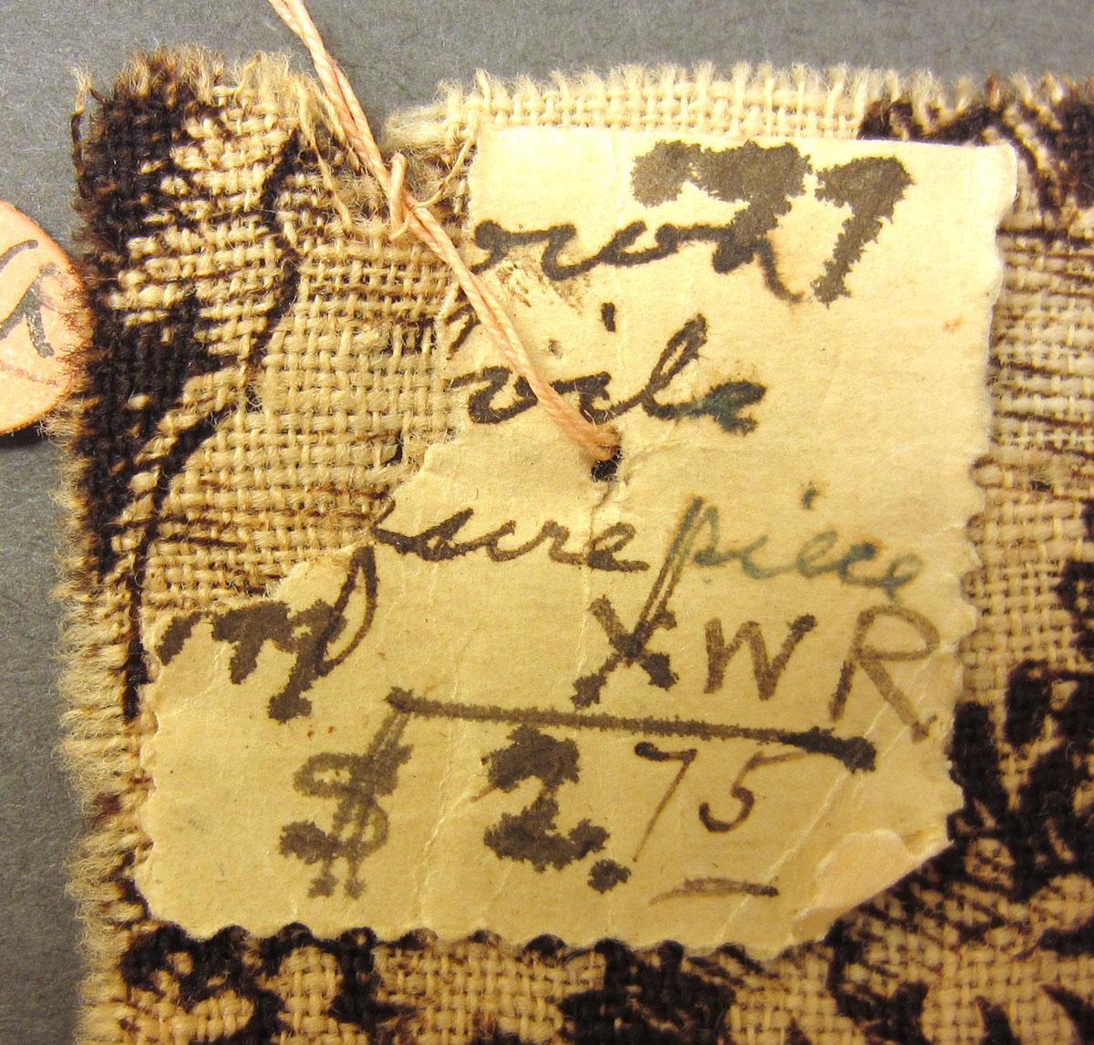 1969.3269.002 Textile, printed label
