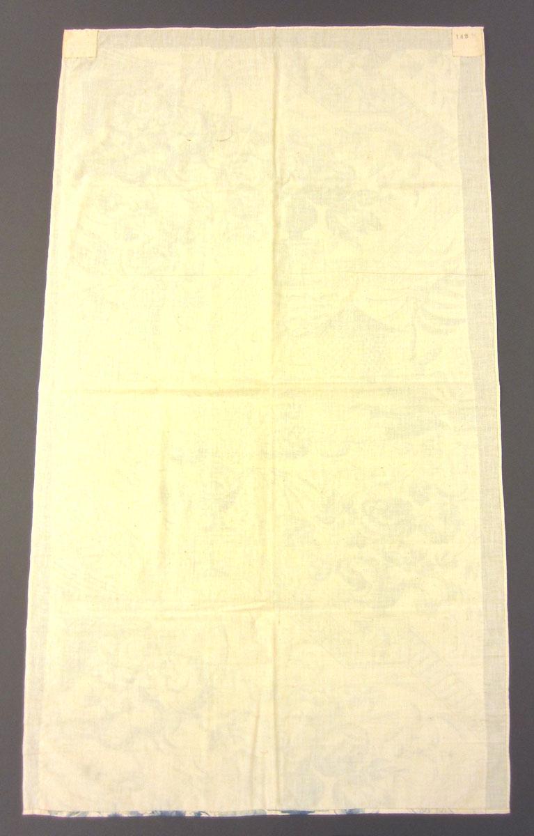 1969.3270 A Textile, printed partial reverse