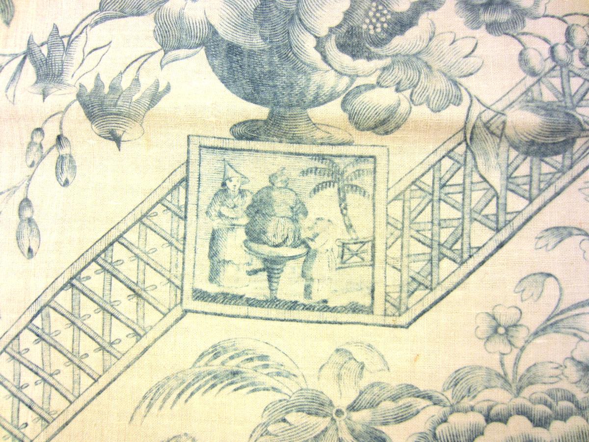1969.3270 A Textile, printed detail 1
