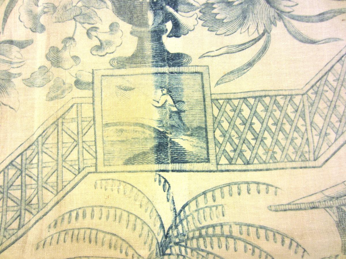 1969.3270 A Textile, printed detail 2