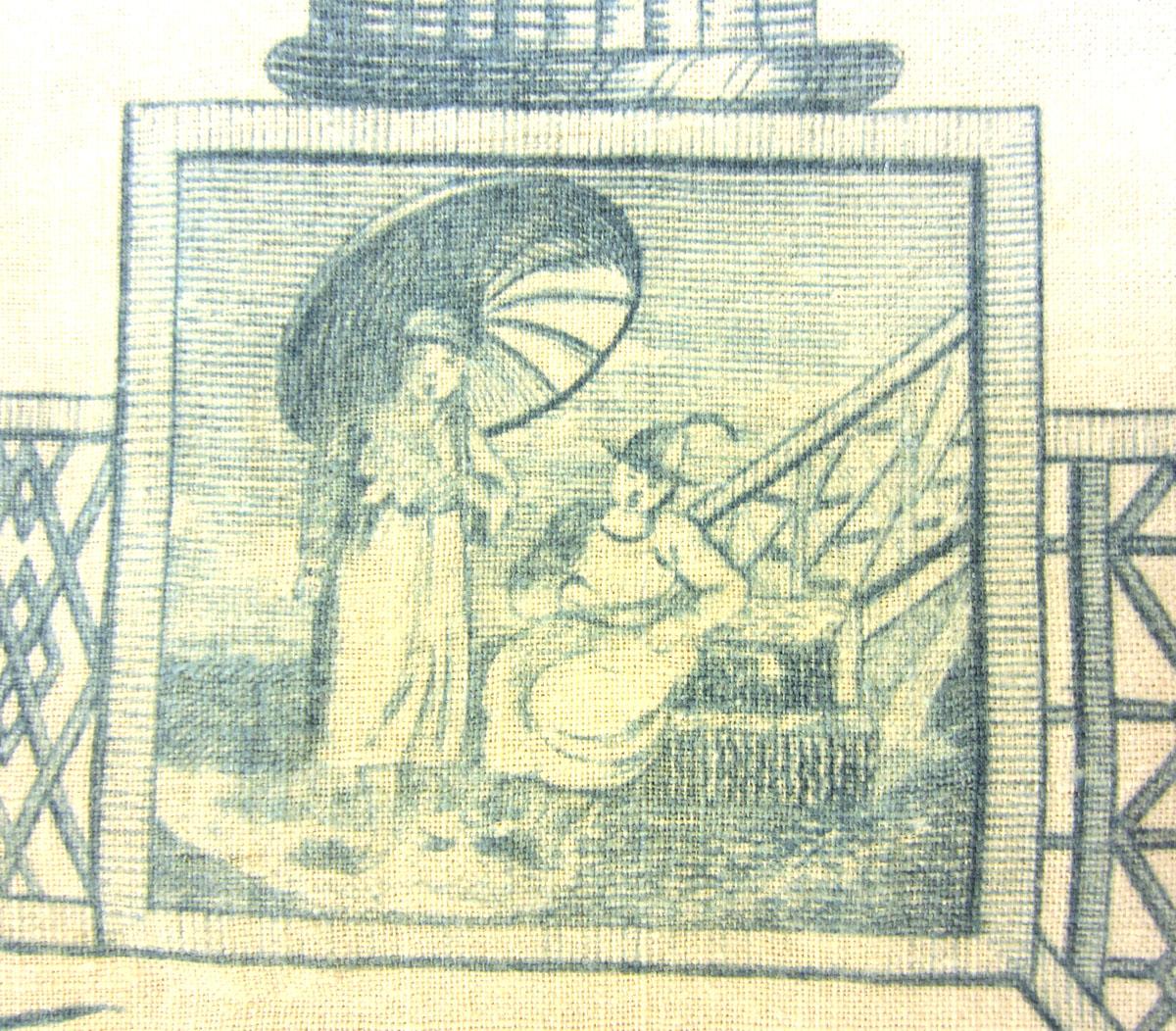 1969.3270 A Textile, printed detail 3