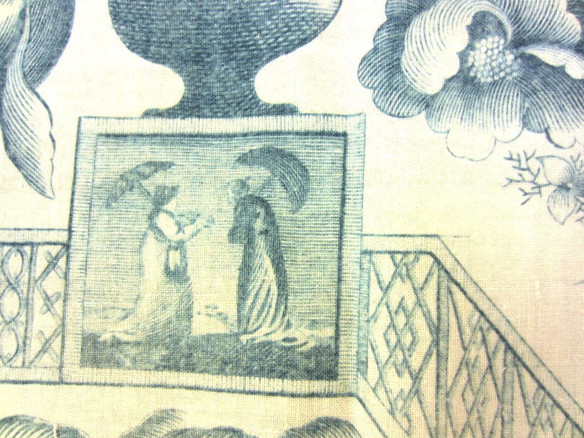 1969.3270 A Textile, printed detail 4