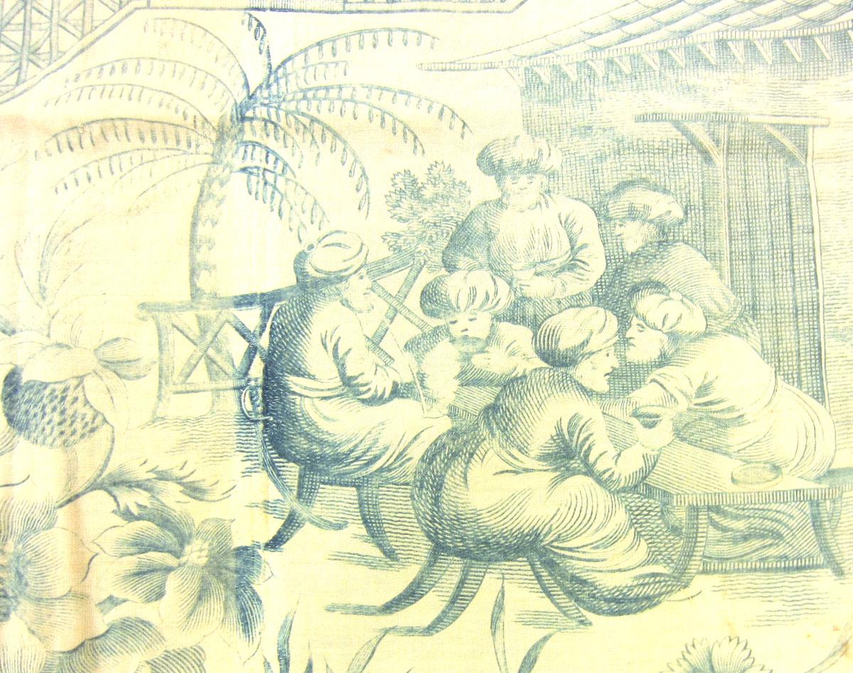 1969.3270 A Textile, printed detail 5