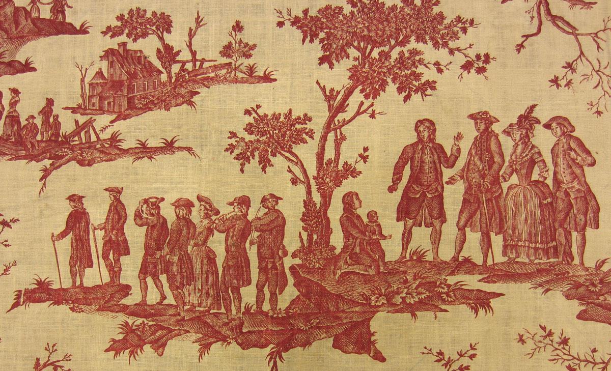 1969.3271 textile, printed detail 4
