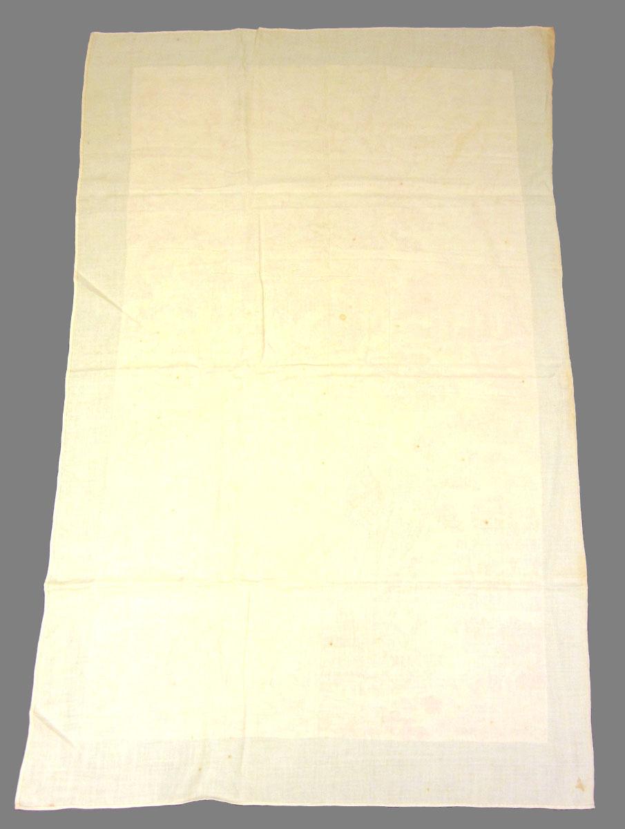 1969.3272 Textile, printed partial reverse