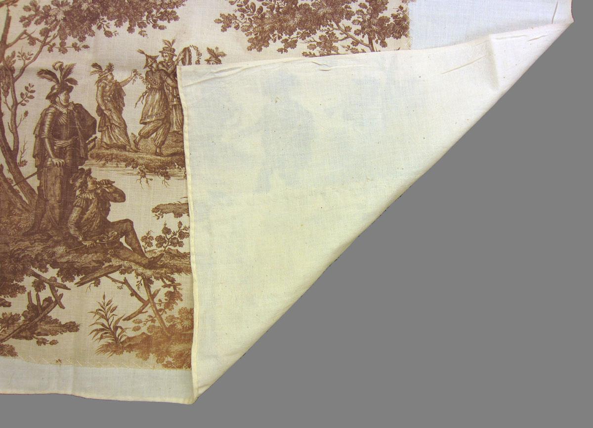 1969.3273 textile, printed folded corner
