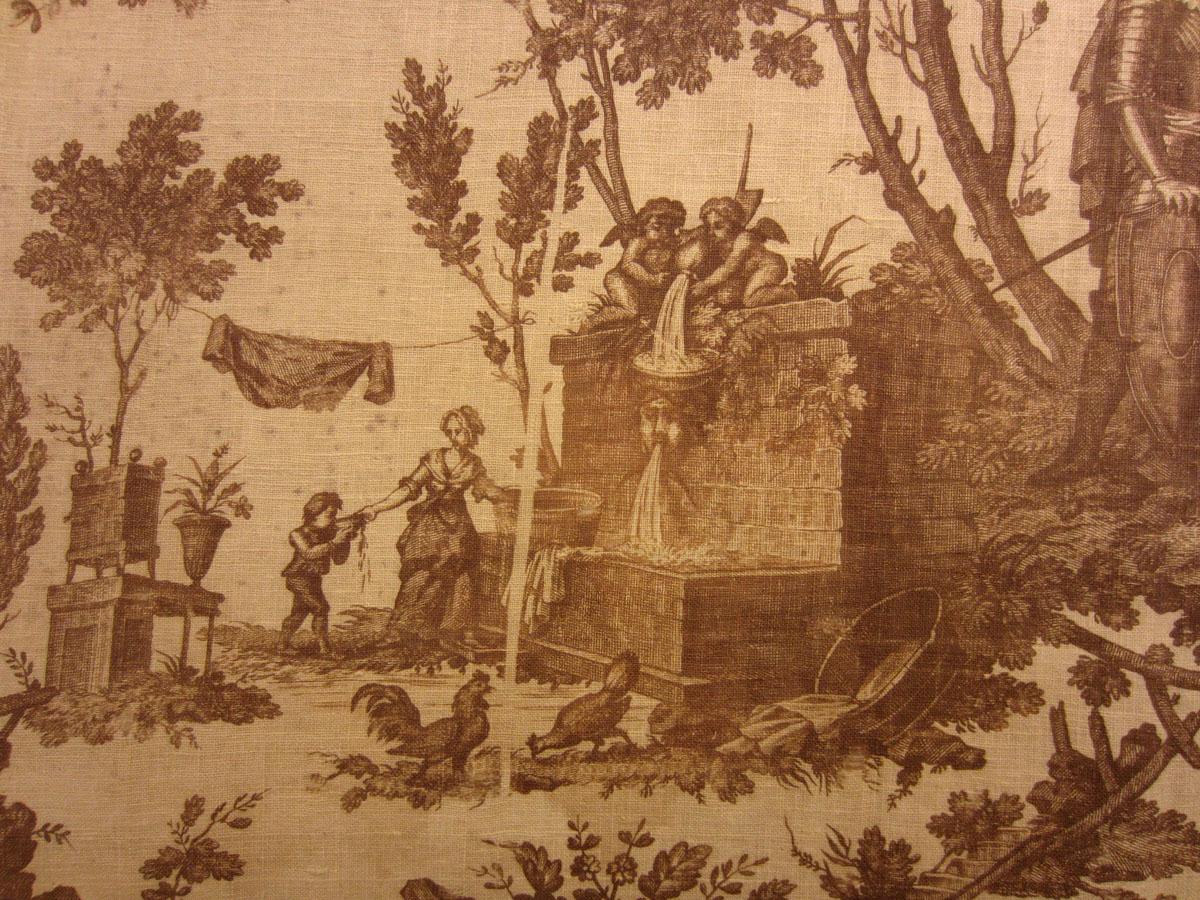 1969.3273 textile, printed detail 2