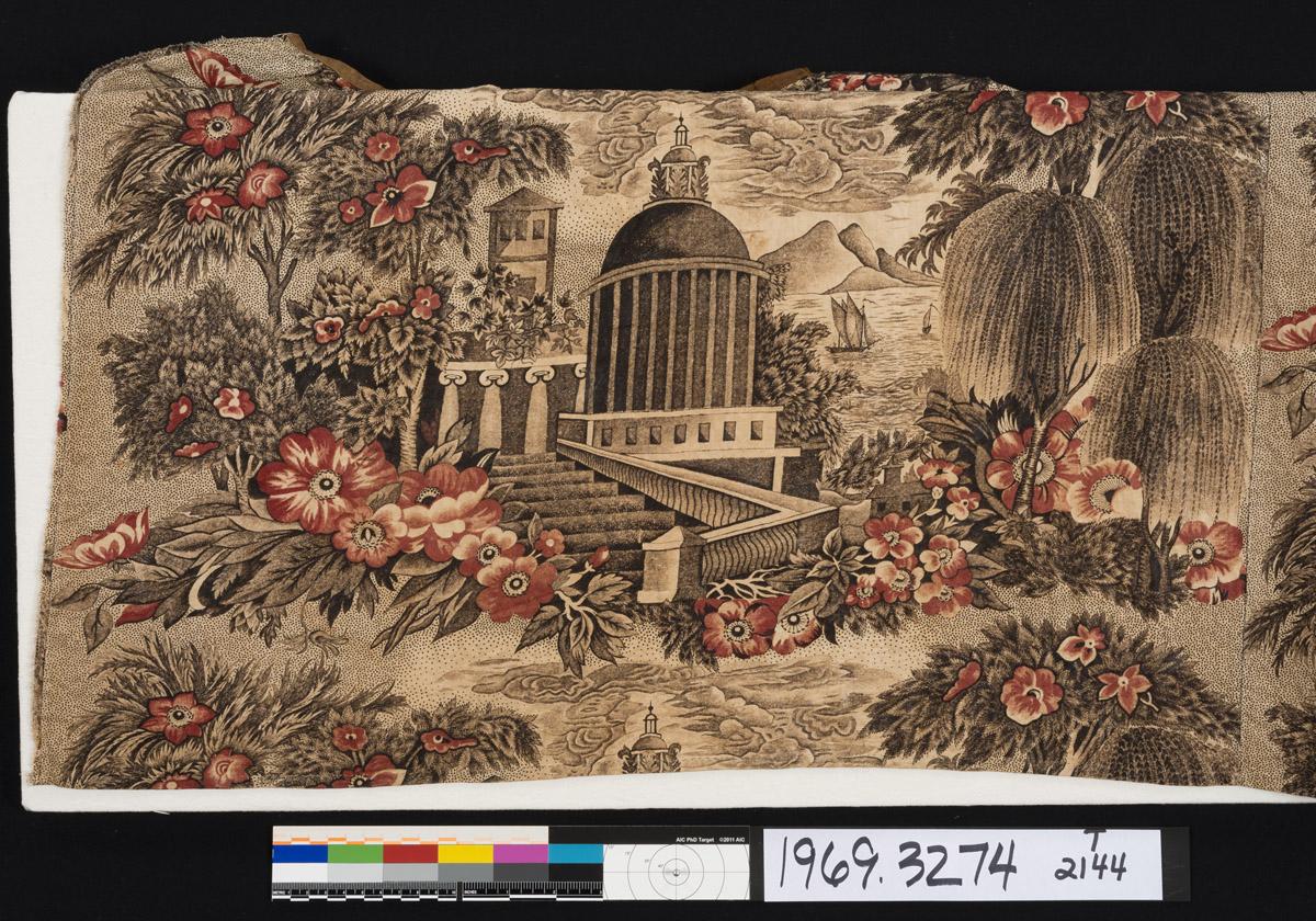 1969.3274 Bed hanging, detail 1