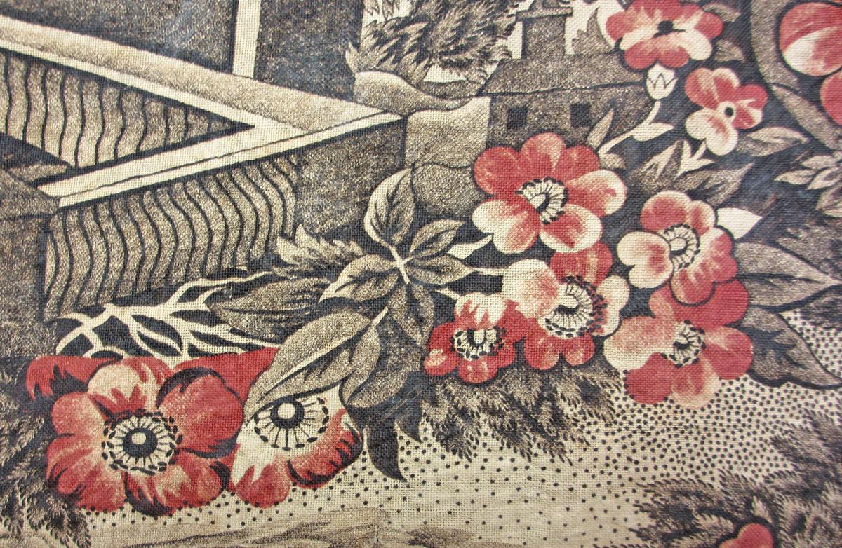 1969.3274 textile, printed detail 2