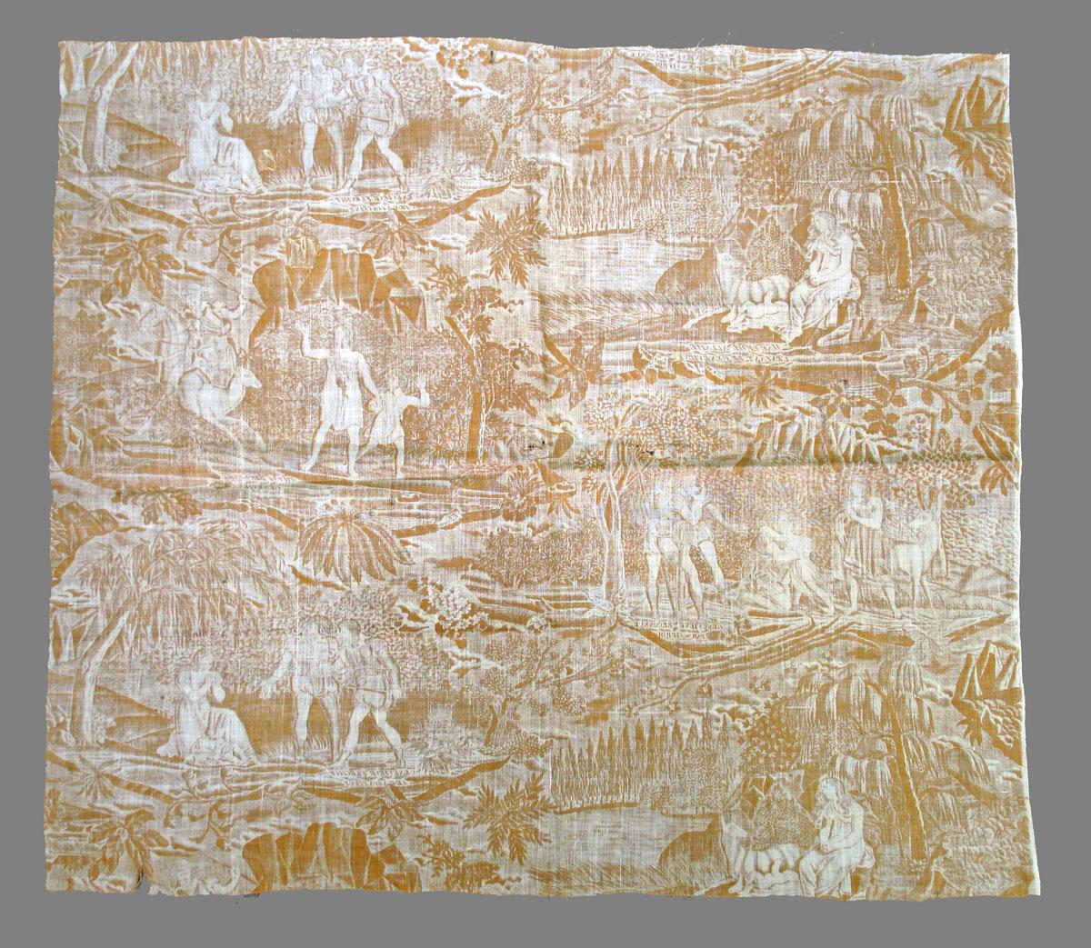 1969.3276 textile, printed reverse