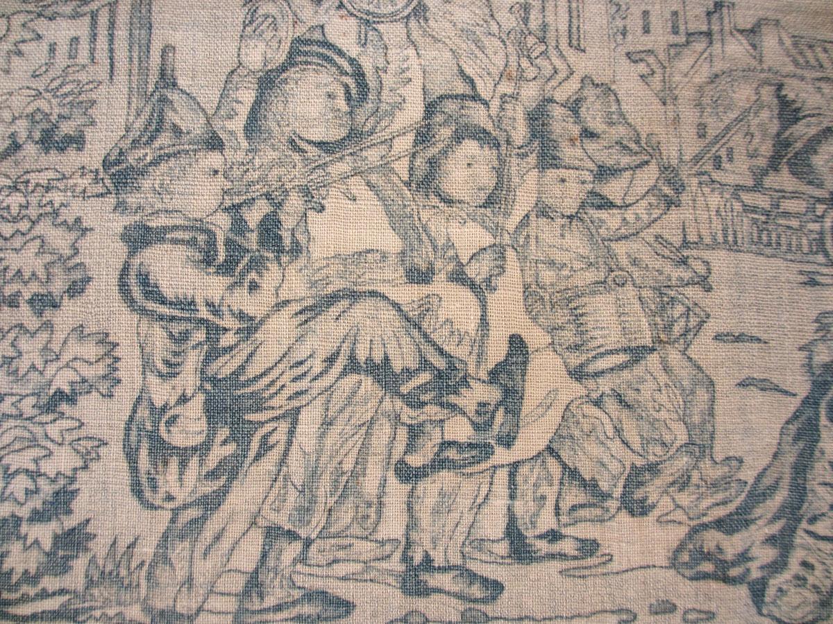 1969.3277 textile, printed detail