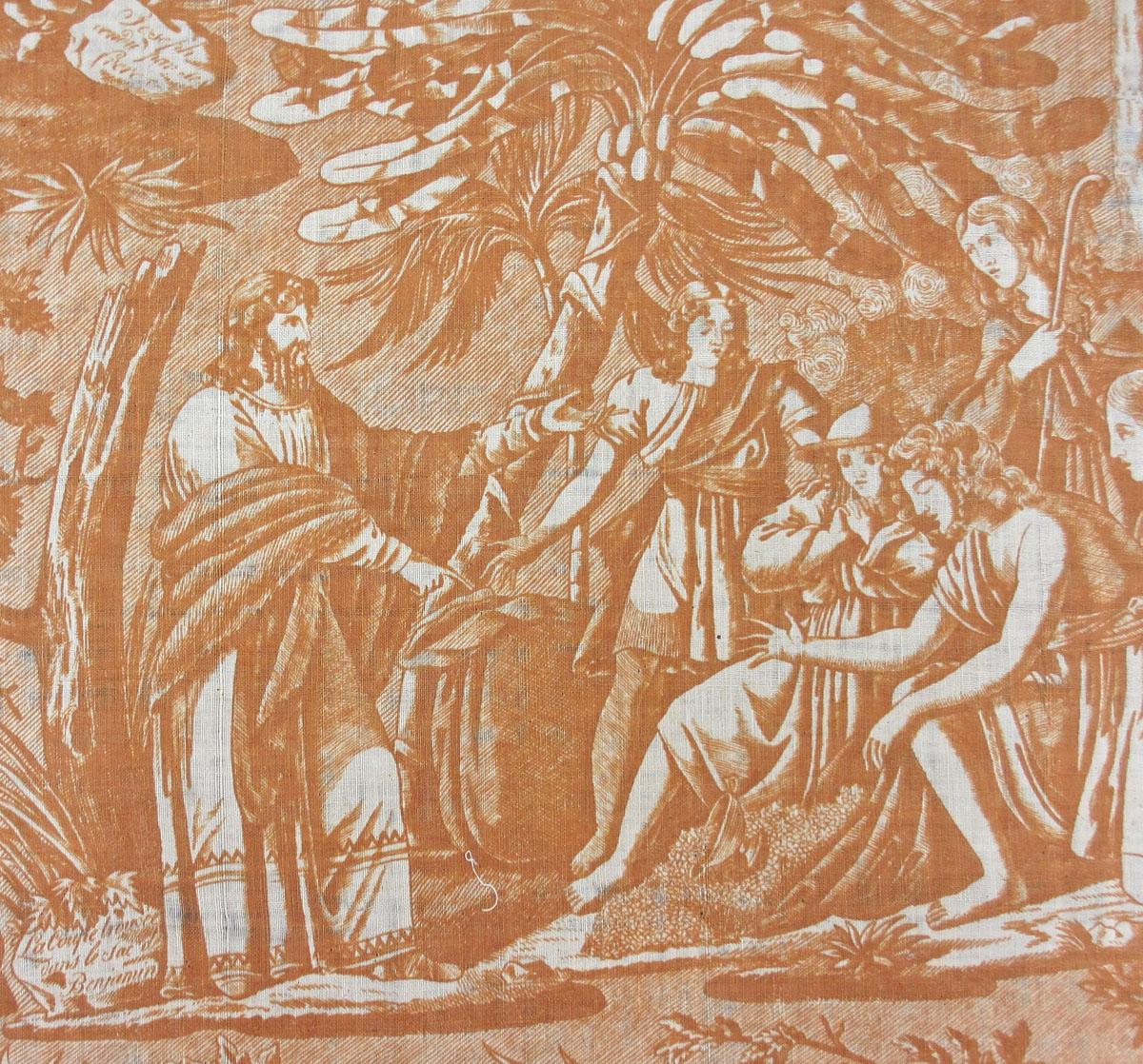 1969.3278 textile, printed detail