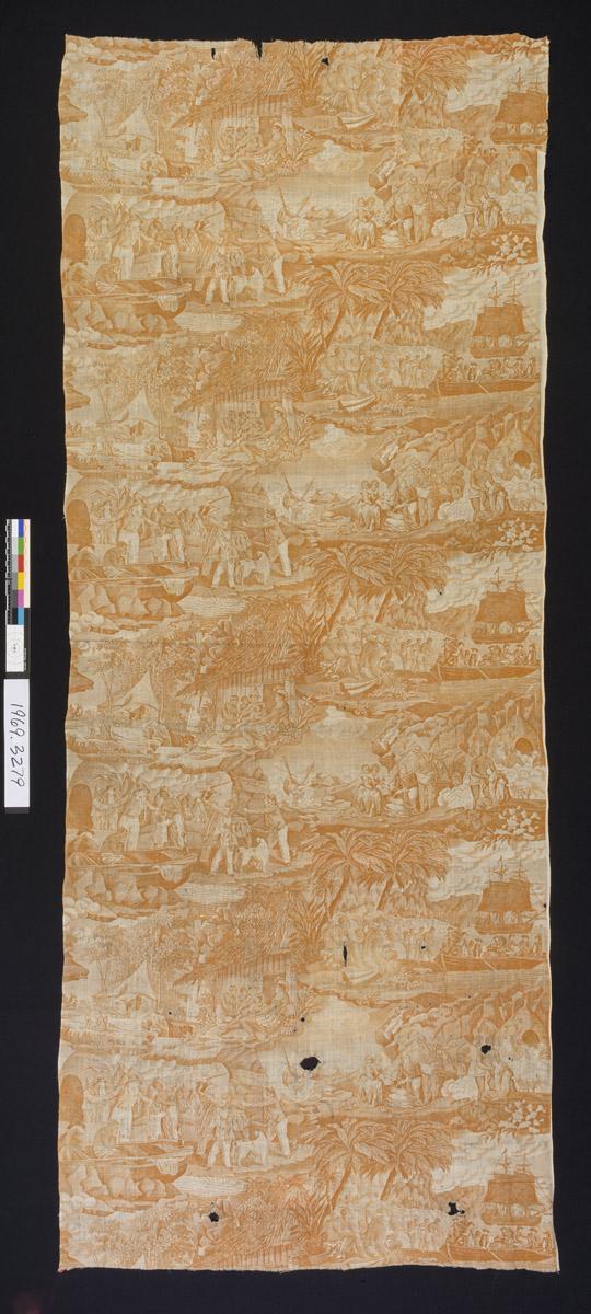 1969.3279 Textile, printed, view 1