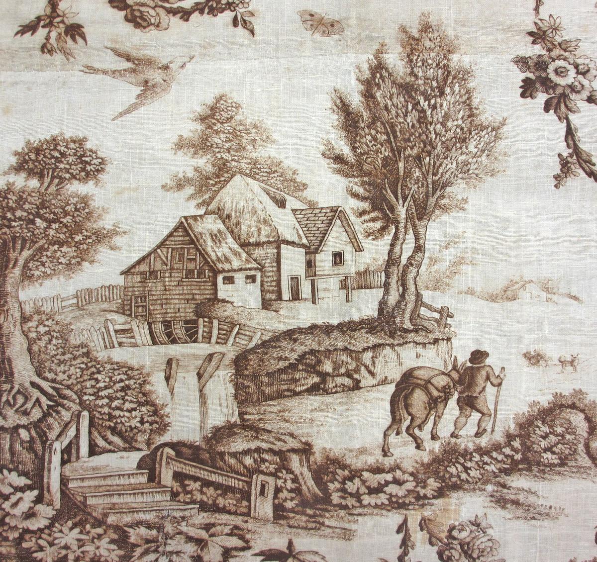 1969.3282 textile, printed detail 2