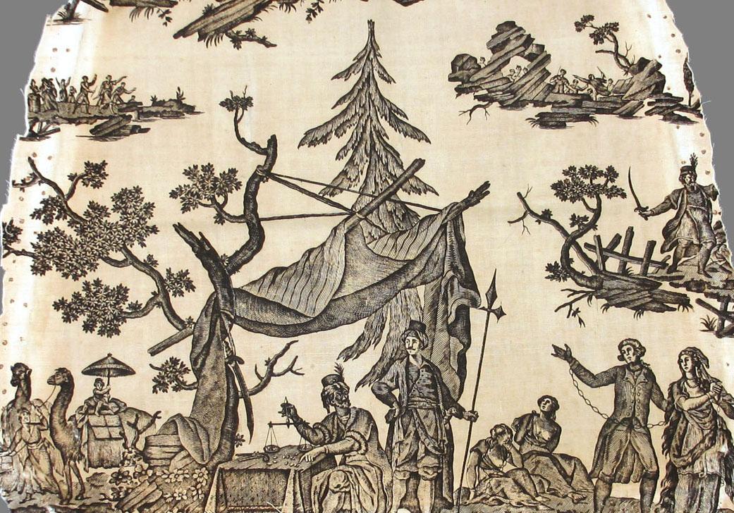 T149 textile, printed design repeat