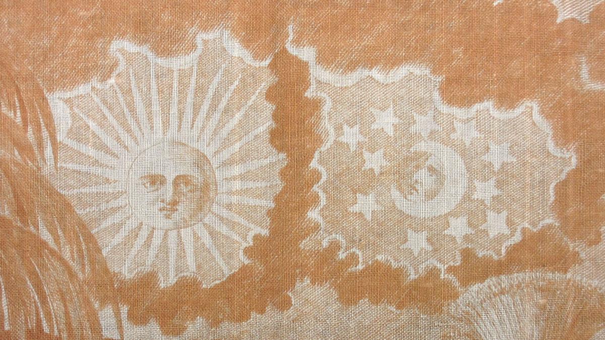 1969.3284 textile, printed detail