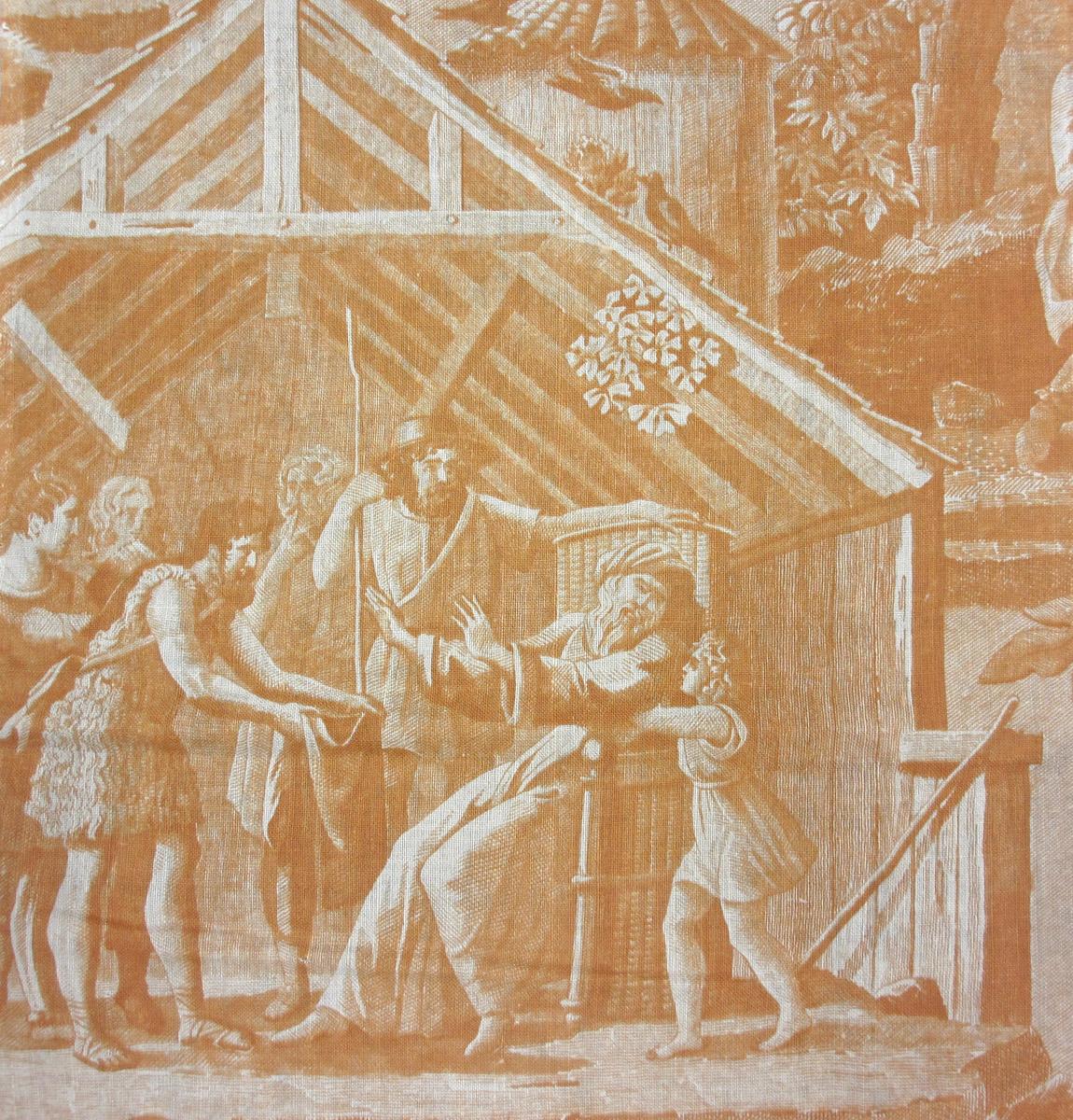 1969.3284 textile, printed detail 5