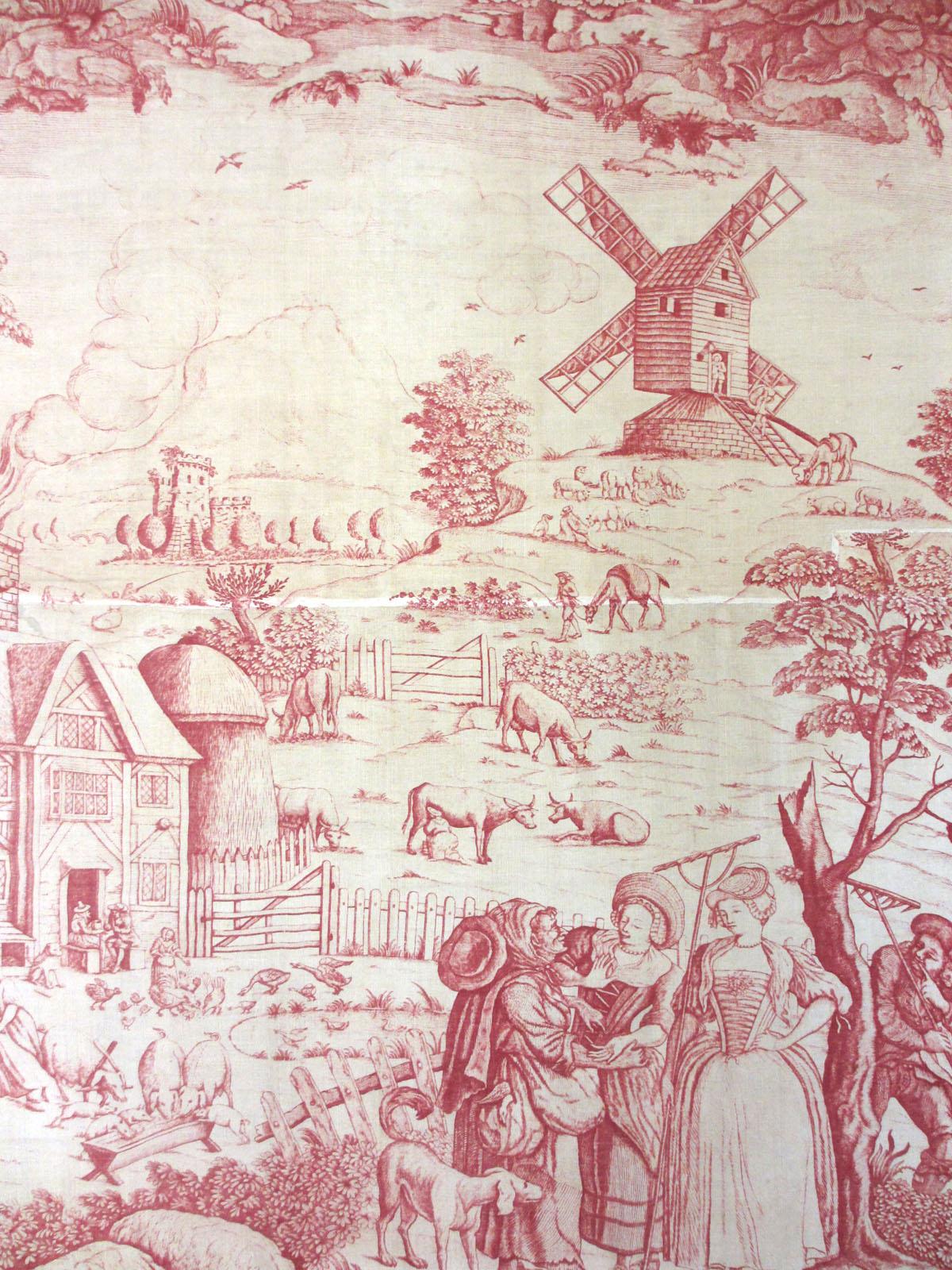 1969.3285 Textile, printed detail