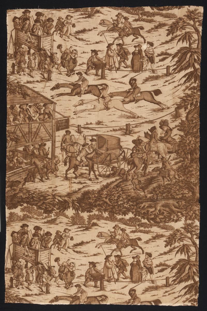 1969.3290 Textile, printed, overall