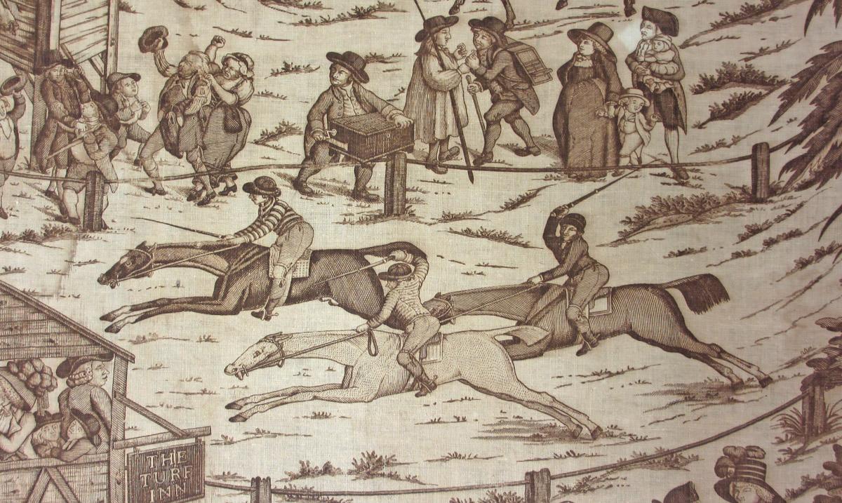 1969.3290 textile, printed detail 4