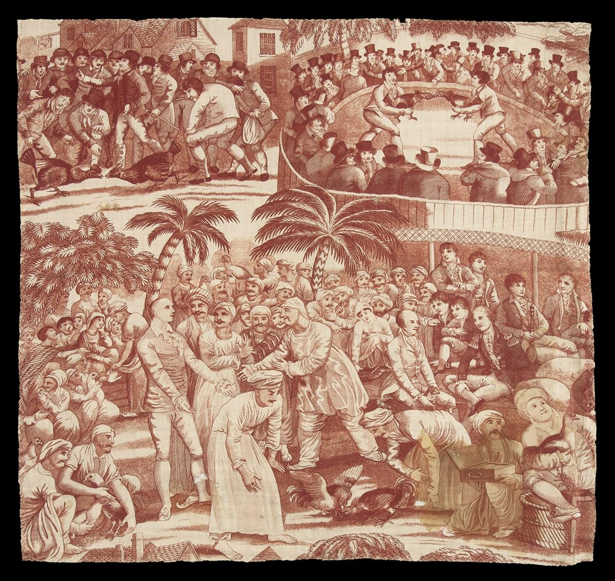 1969.3293 Textile, printed, view 2