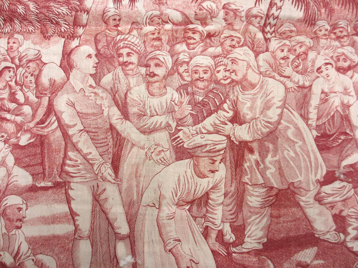 1969.3293 textile, printed detail 1