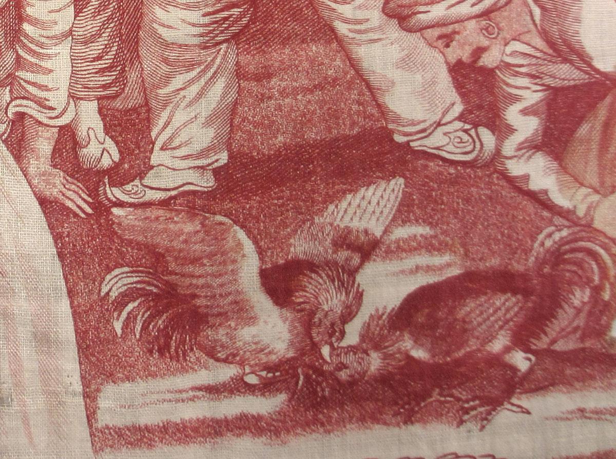 1969.3293 textile, printed detail 2