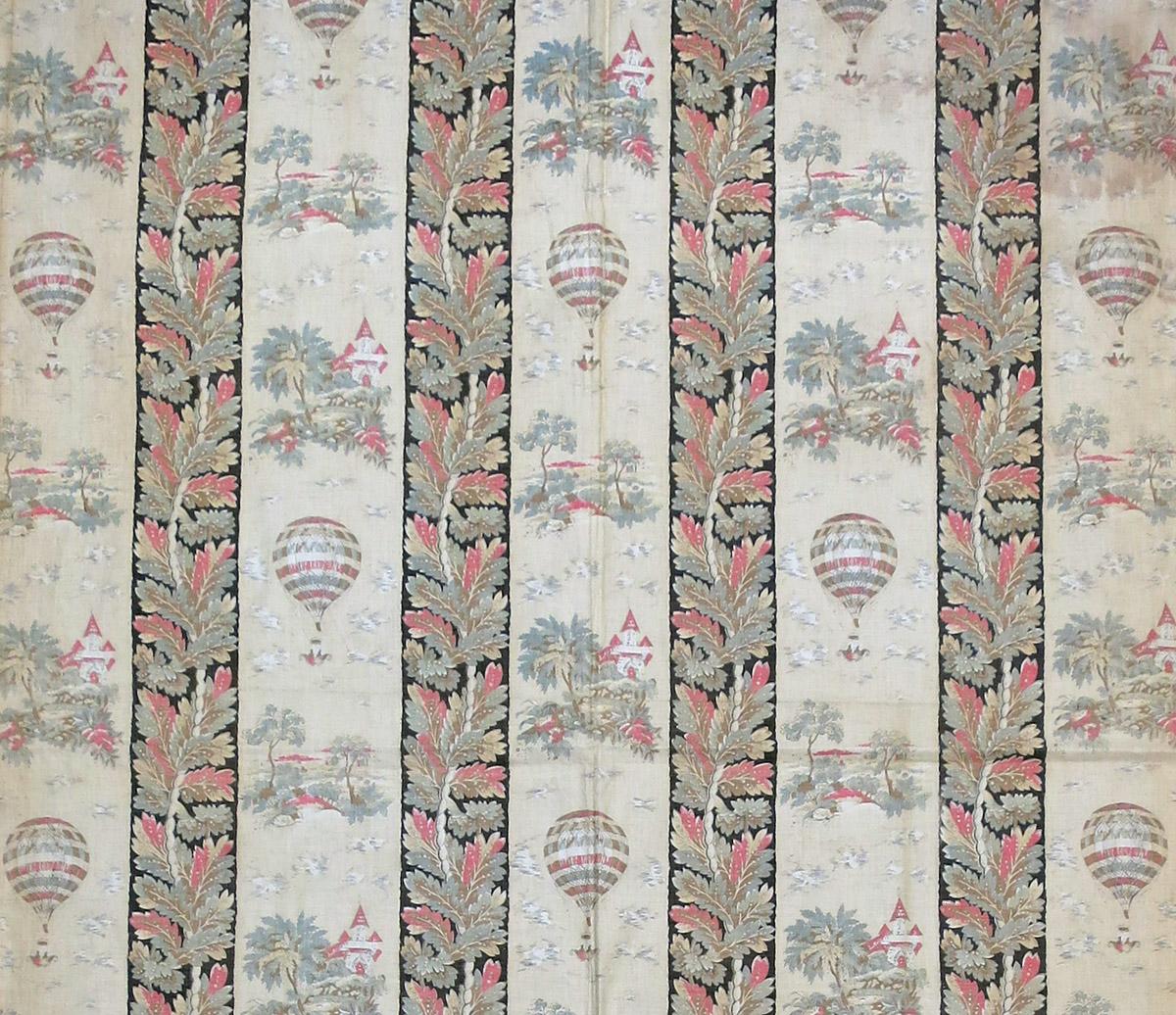 T1164 Textile, printed design repeat